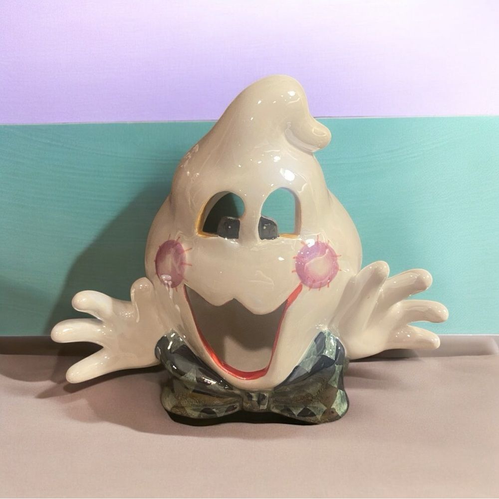Vintage Ghost Candle holder.  Collectible.